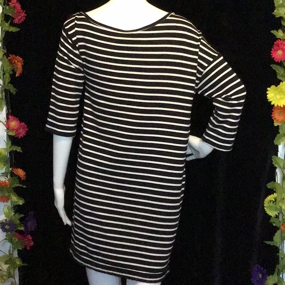 NWT Splendid Black/White Striped Shirt/Dress XS - Picture 2 of 9